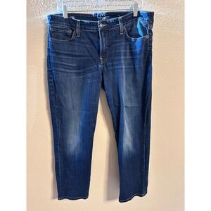 Lucky Brand Ankle Jeans‎ Dark Wash Denim Comfort Stretch Size 14/32